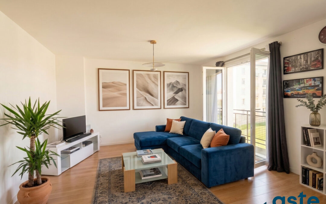 À VENDRE – Appartement T3/T4 – Dernier étage – Proche ARENA, Carrefour et tramway