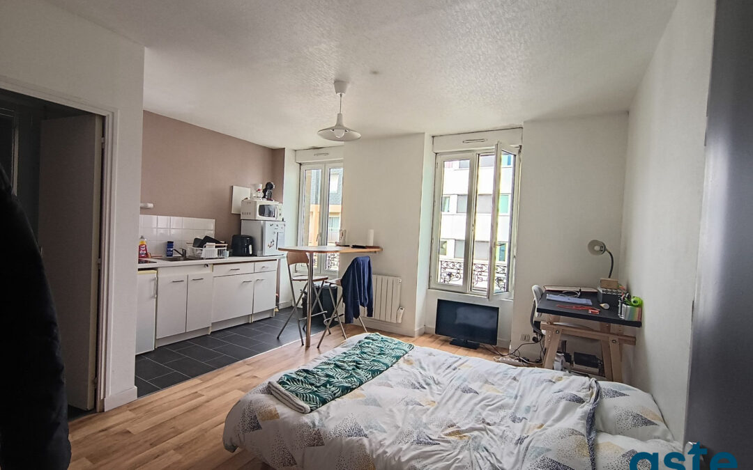 Studio dernier étage – Quartier Saint-Michel – Idéal Investisseur / Vendu Loué